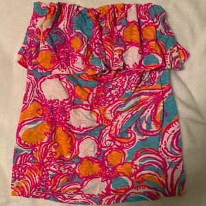 Lilly Pulitzer Strapless Top